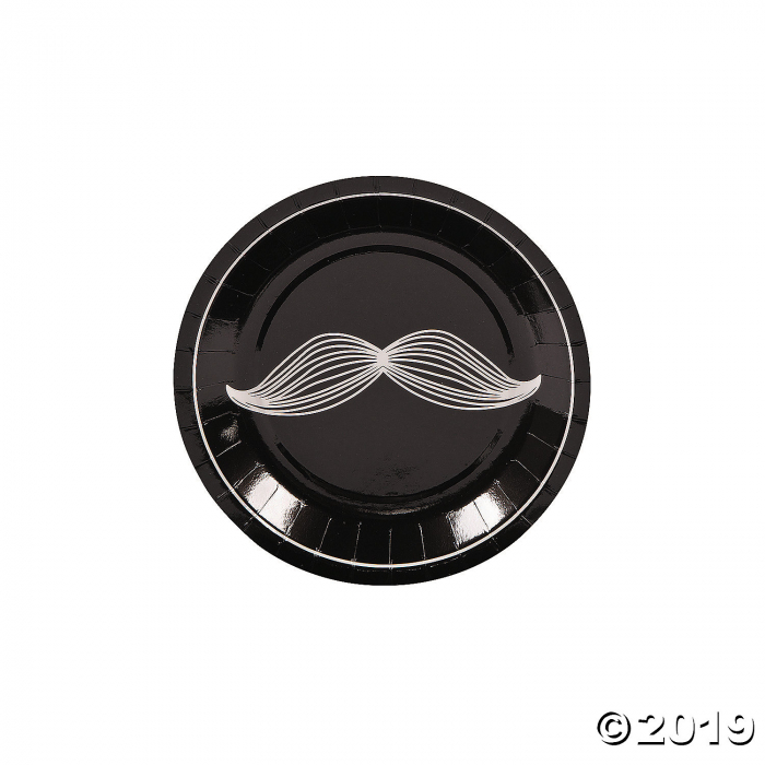 Mustache Party Paper Dessert Plates (8 Piece(s))
