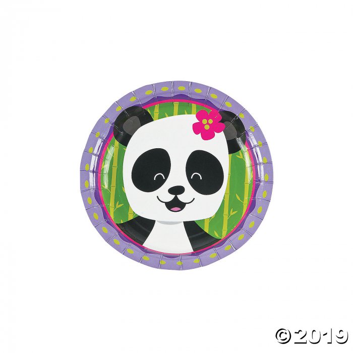Panda Party Paper Dessert Plates (8 Piece(s))