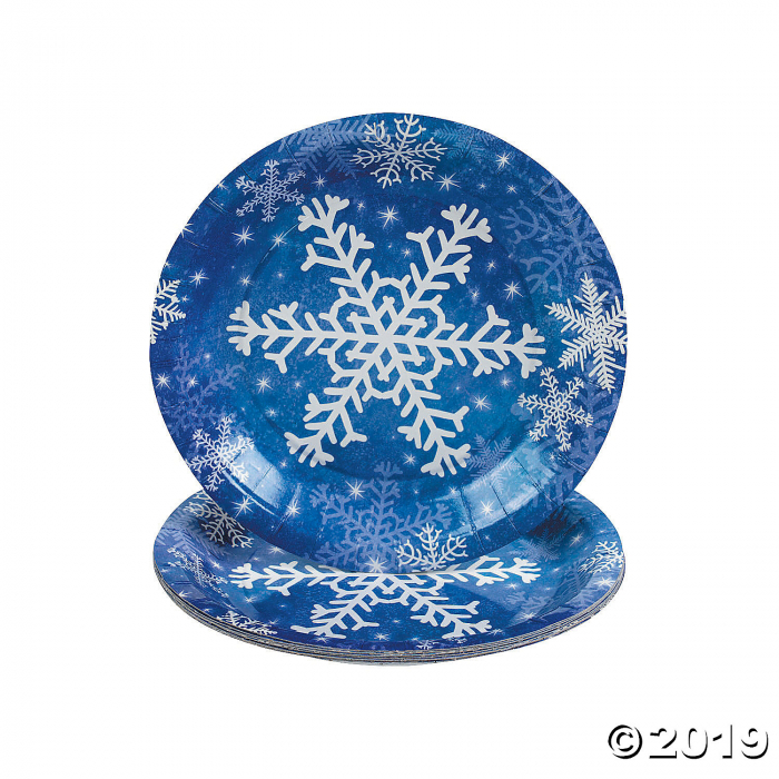 Snowflake Paper Dessert Plates (8 Piece(s))