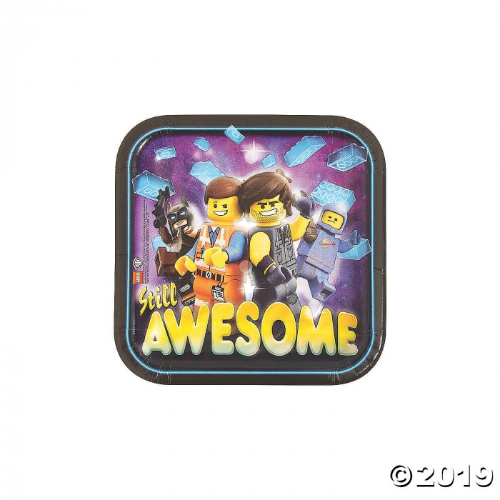 The LEGO Movie 2: The Second Act® Paper Dessert Plates (8 Piece(s))