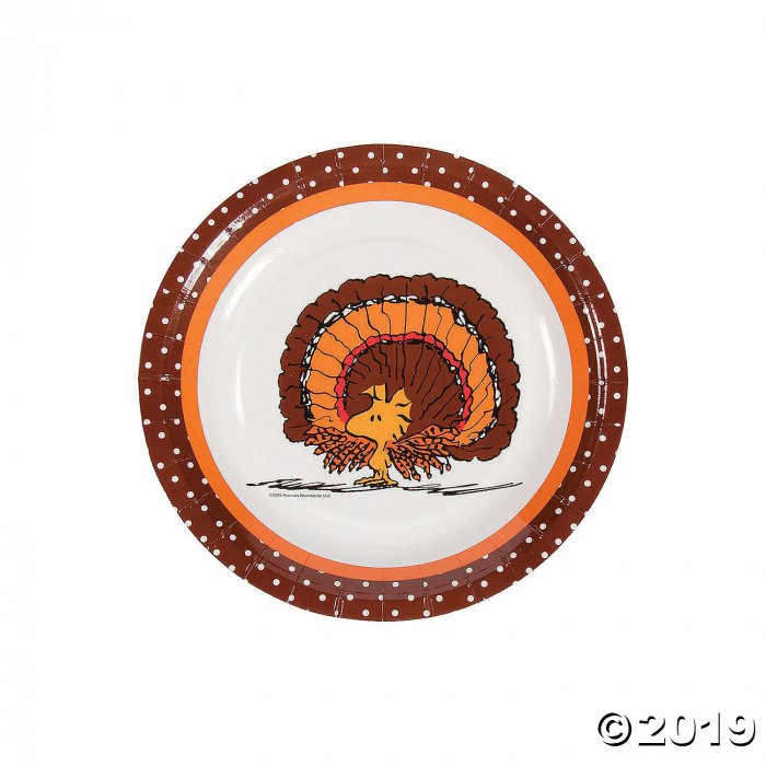 Peanuts® Thanksgiving Paper Dessert Plates (8 Piece(s))