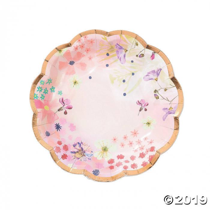 Talking Tables Blossom Girls Scalloped Edge Paper Dessert Plates (Per Dozen) Talking Tables Blossom Girls Scalloped Edge Paper Dessert Plates (Per Dozen)