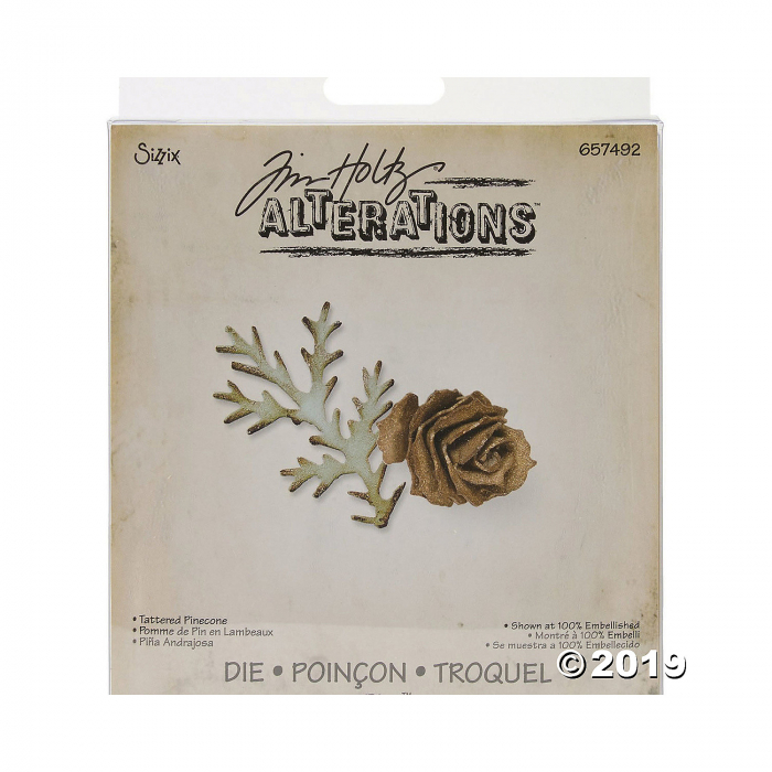 Sizzix Die Tim Holtz -Tattered Pinecone (1 Piece(s)) Sizzix Die Tim Holtz -Tattered Pinecone (1 Piece(s))