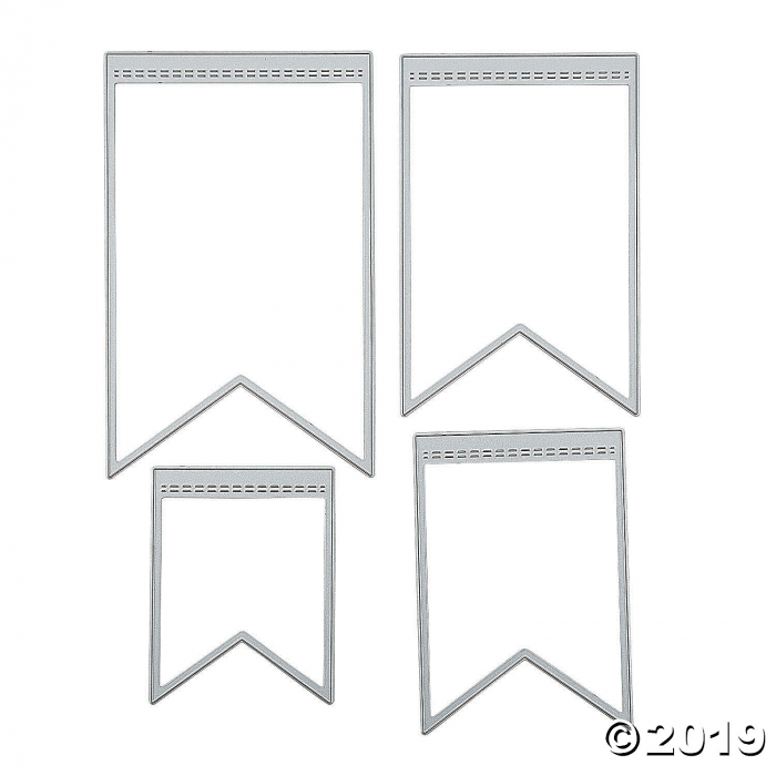 Pattern Pennant Cutting Dies (4 Piece(s))