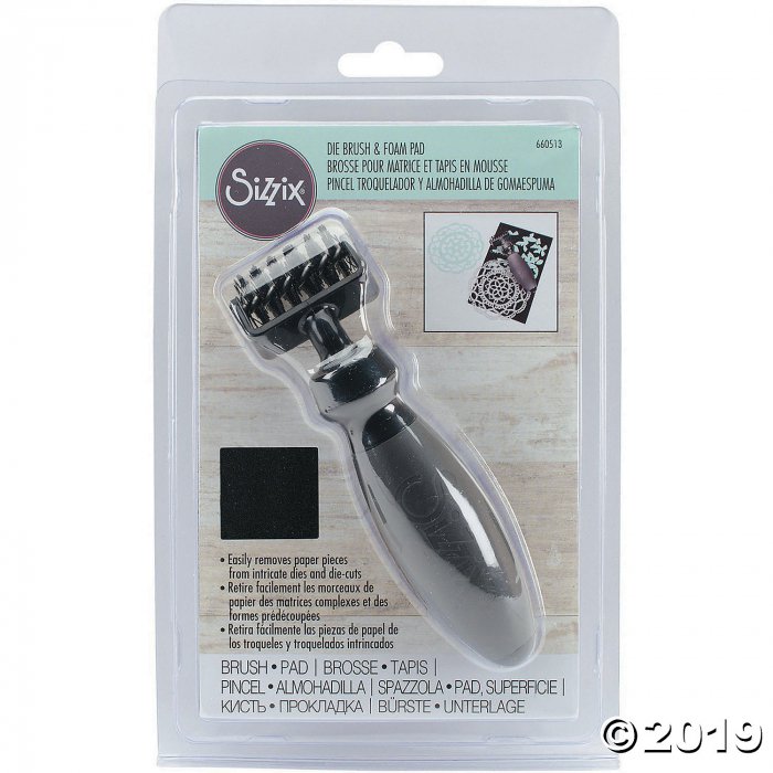 Sizzix® Die-Cutting Brush Tool & Foam Pad (1 Set(s))