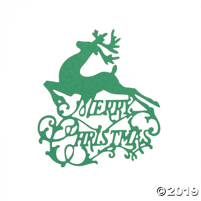 Merry Christmas Reindeer Cutting Die (1 Piece(s))
