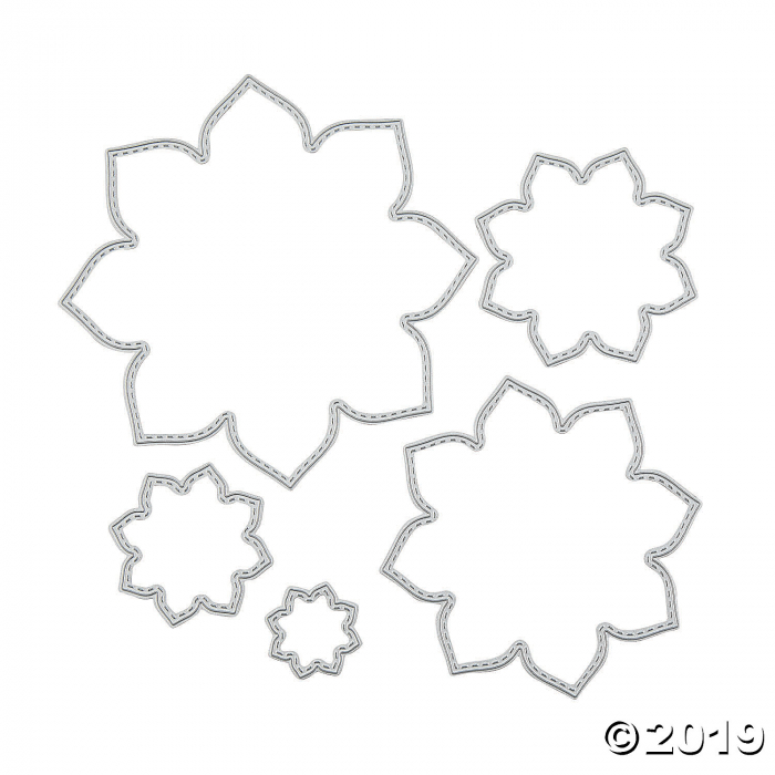 Flower-Shaped Cutting Dies (1 Set(s))