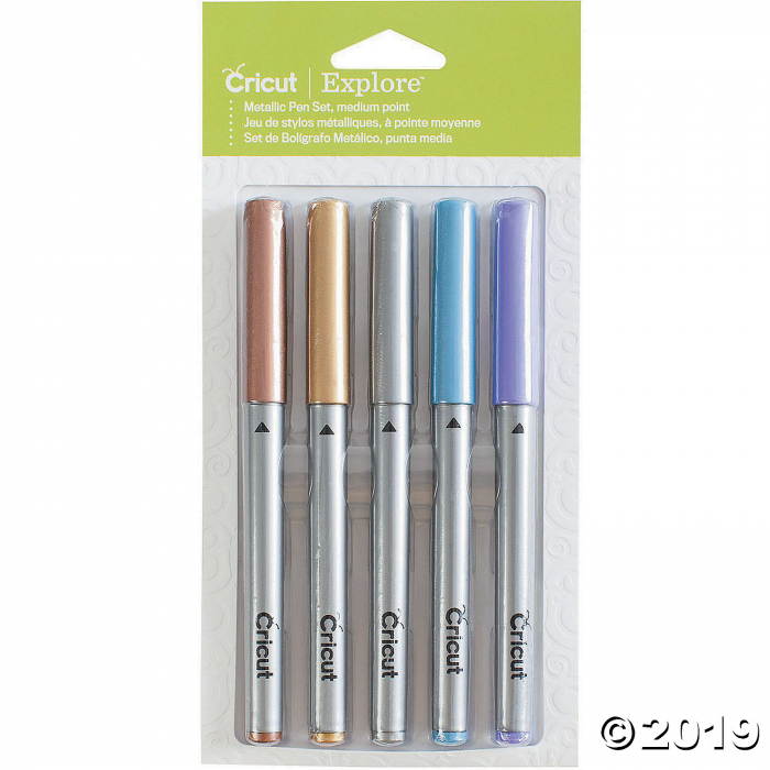 Cricut Color Medium Point Pens 5/Pkg-Metallic (1 Set(s)) Cricut Color Medium Point Pens 5/Pkg-Metallic (1 Set(s))