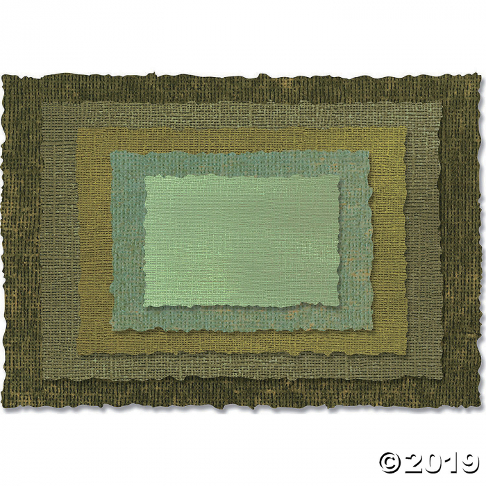 Tim Holtz® Sizzix® Thinlits Stacked Deckle Cutting Dies (1 Set(s))