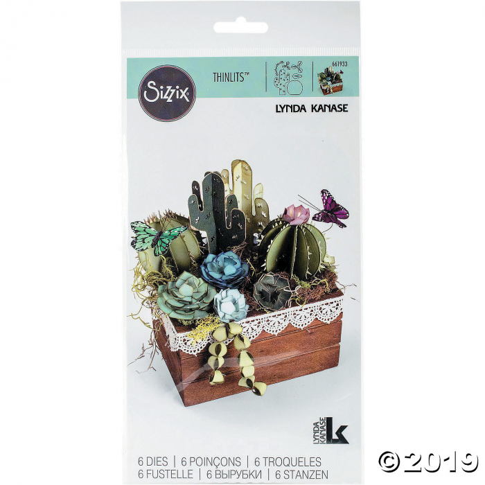 Lynda Kanase Sizzix® Thinlits 2D & 3D Succulent Cutting Dies (1 Set(s))