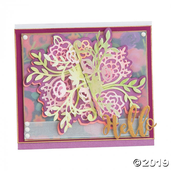 Sizzix Thinlits Dies By Katelyn Lizardi-Floral Bunch Flip & Fold (1 Set(s))