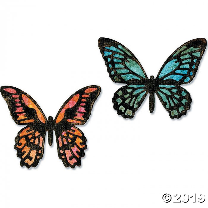 Tim Holtz® Sizzix® Thinlits Mini Detailed Butterflies Cutting Dies (1 Set(s))