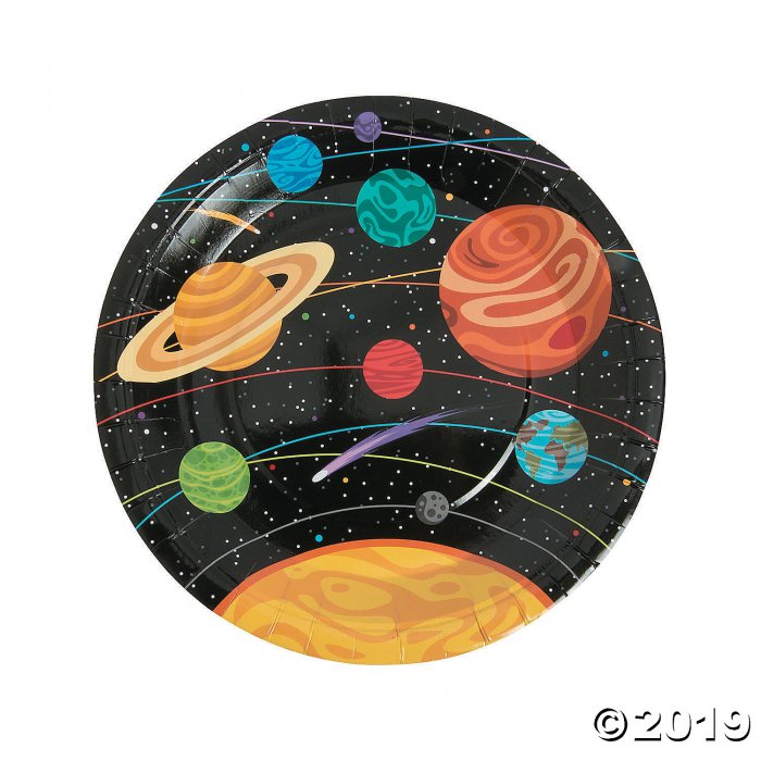 Space Party Paper Dinner Plates (8 Piece(s))