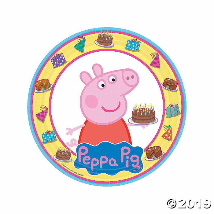 Peppa Pig Paper Dinner Plates (8 Piece(s))