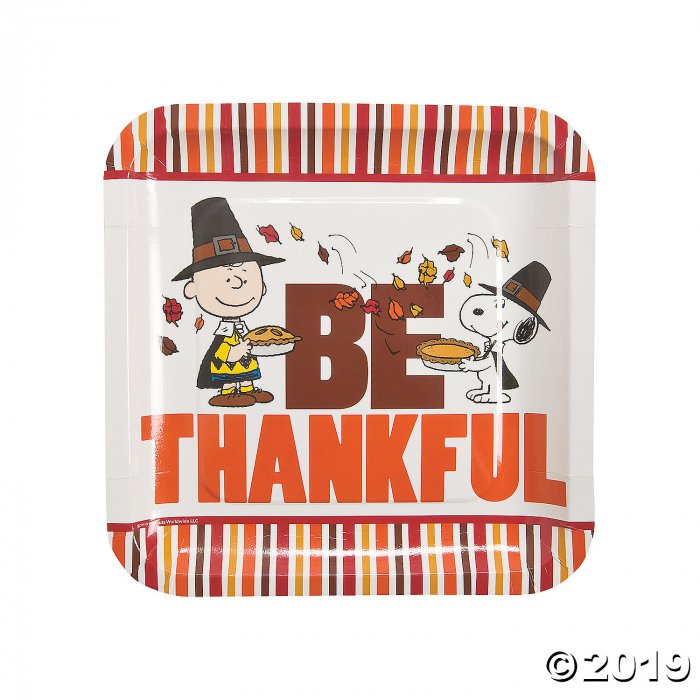Peanuts® Thanksgiving Paper Dinner Plates (8 Piece(s))