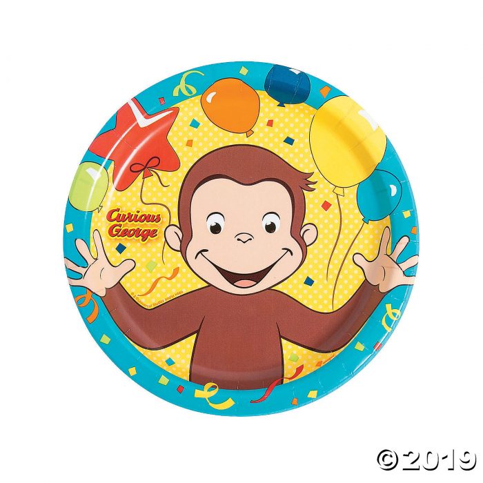 Curious George® Paper Dinner Plates (8 Piece(s))