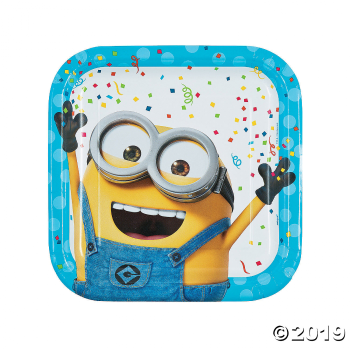 Despicable Me 3 Square Paper Dinner Plates (8 Piece(s))