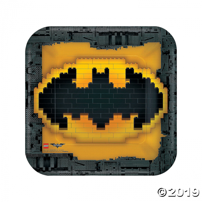LEGO® Batman Square Paper Dinner Plates (8 Piece(s)) LEGO® Batman Square Paper Dinner Plates (8 Piece(s))