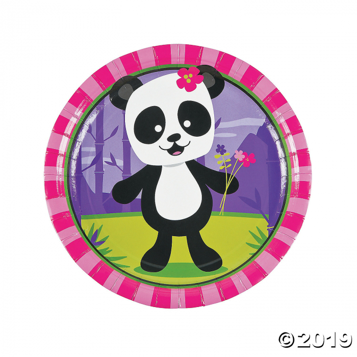 Panda Party Paper Dinner Plates (8 Piece(s))