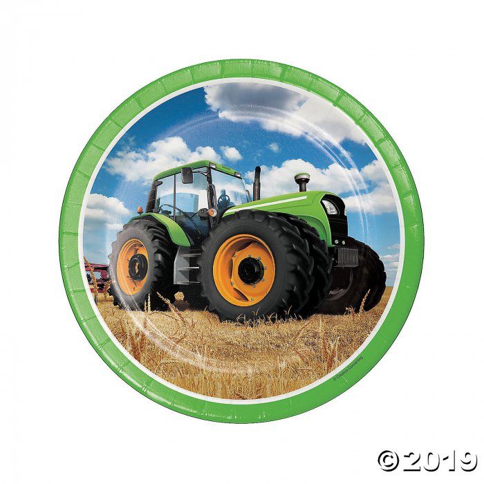 Tractor Party Paper Dinner Plates (8 Piece(s))