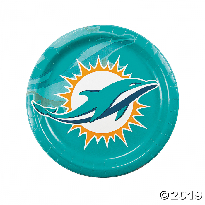 NFL® Miami Dolphins Paper Dinner Plates (8 Piece(s))