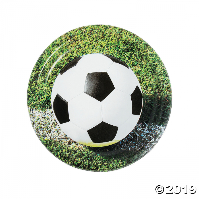 Sports Fanatic Soccer Dinner Paper Plates (8 Piece(s))