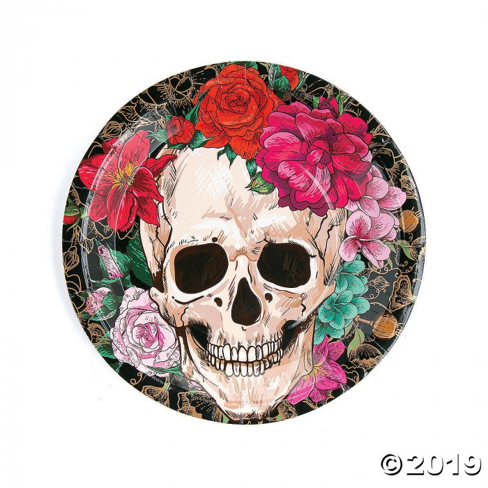 Spooky Floral Dinner Plates (8 Piece(s))