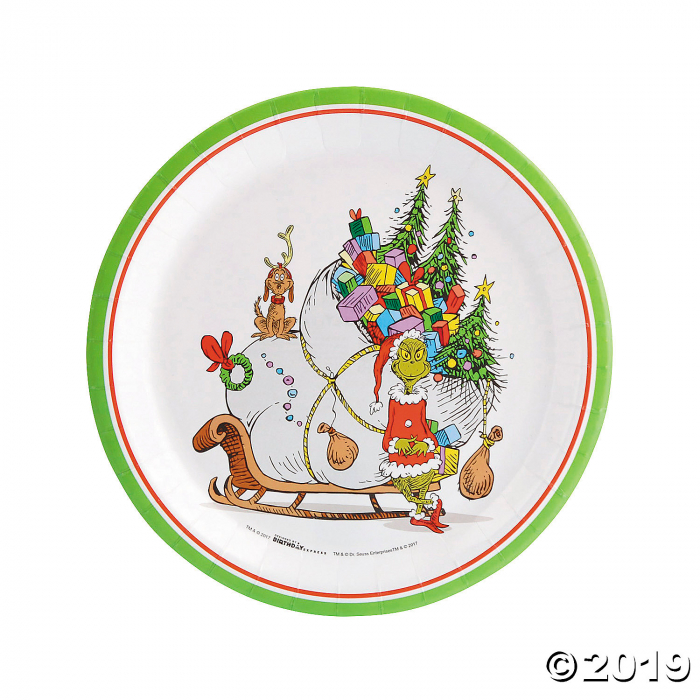 Dr. Seuss The Grinch Paper Dinner Plates (8 Piece(s))