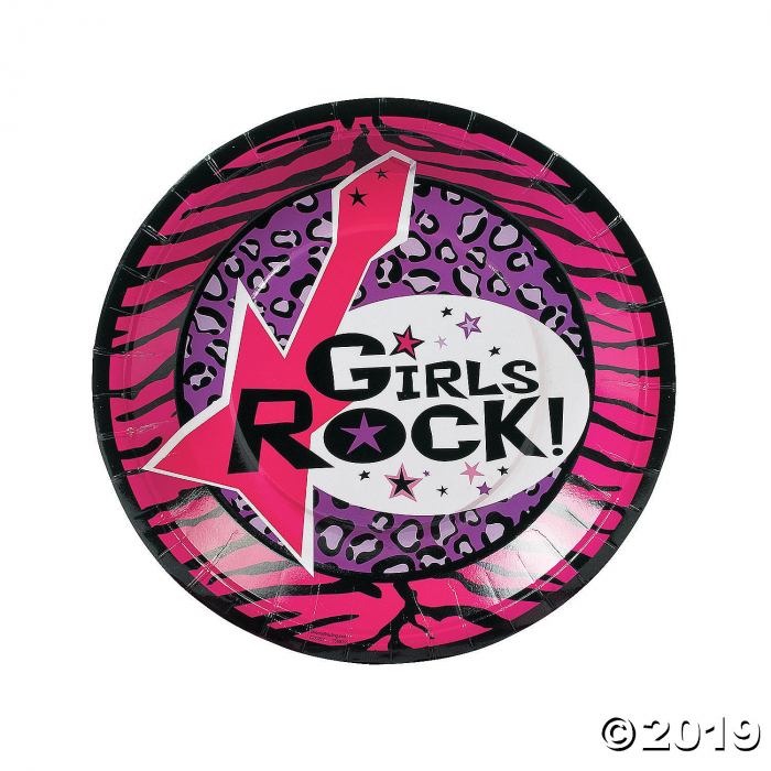 Rock Star Diva Paper Dinner Plates (8 Piece(s))