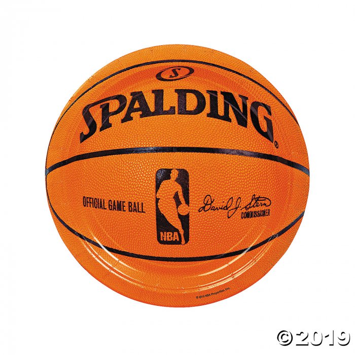 Spalding® Basketball Paper Dinner Plates (18 Piece(s))