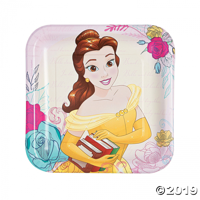 Beauty & the Beast Paper Dinner Plates (8 Piece(s))
