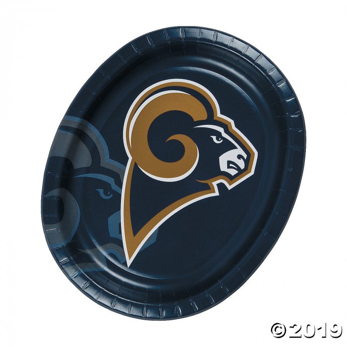 NFL® Los Angeles Rams Oval Plates (8 Piece(s))