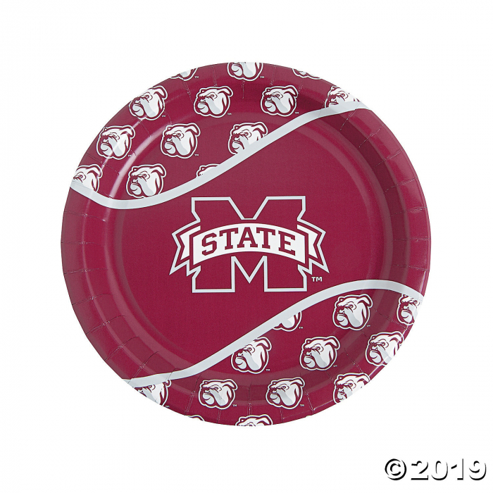 NCAA Mississippi State Bulldogs Paper Dinner Plates (8 Piece(s))