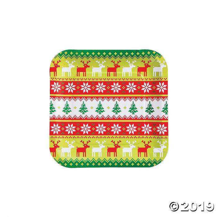 Ugly Sweater Dinner Plates (8 Piece(s))