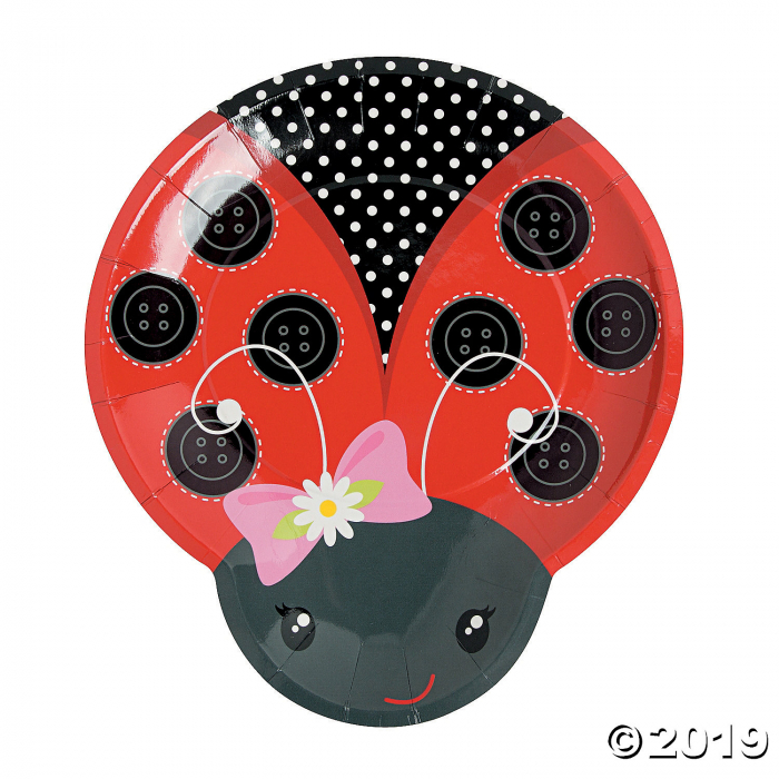 Little Ladybug Paper Dinner Plates (8 Piece(s))
