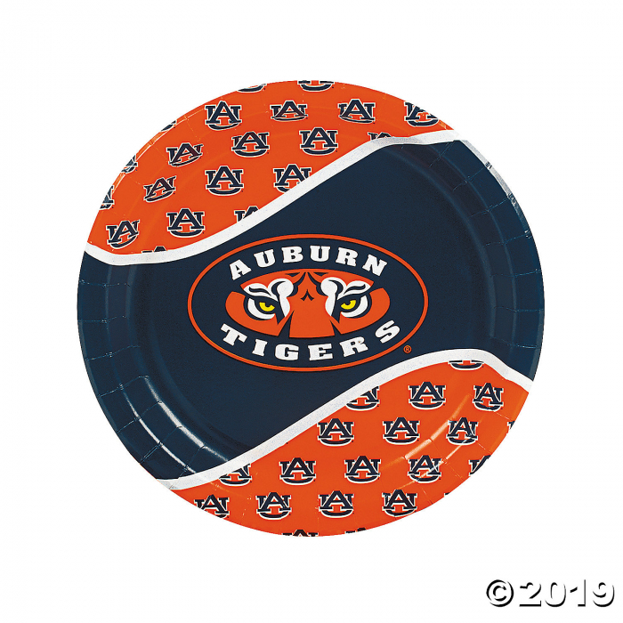 NCAA Auburn Paper Dinner Plates (8 Piece(s))