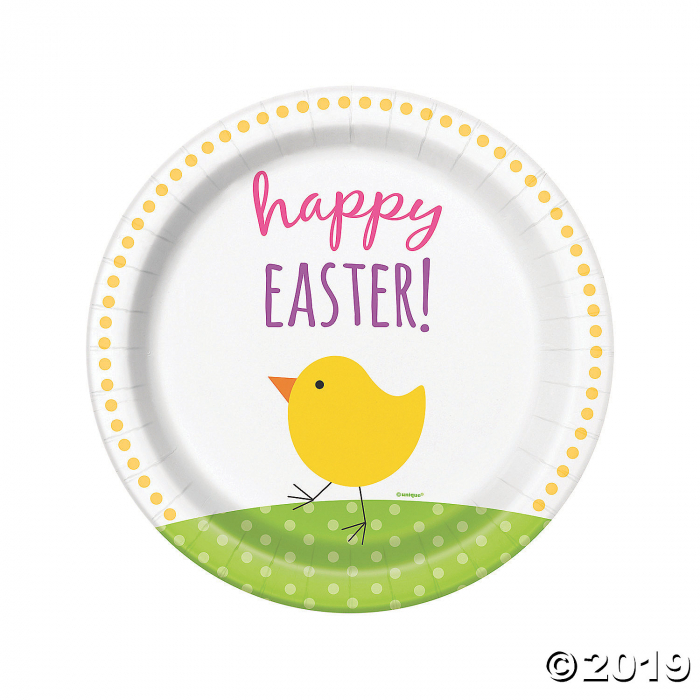 Cute Easter Dinner Paper Plates (8 Piece(s))