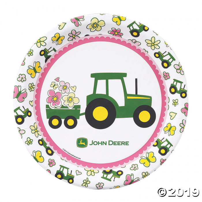 John Deere Pink Paper Dinner Plates (8 Piece(s))