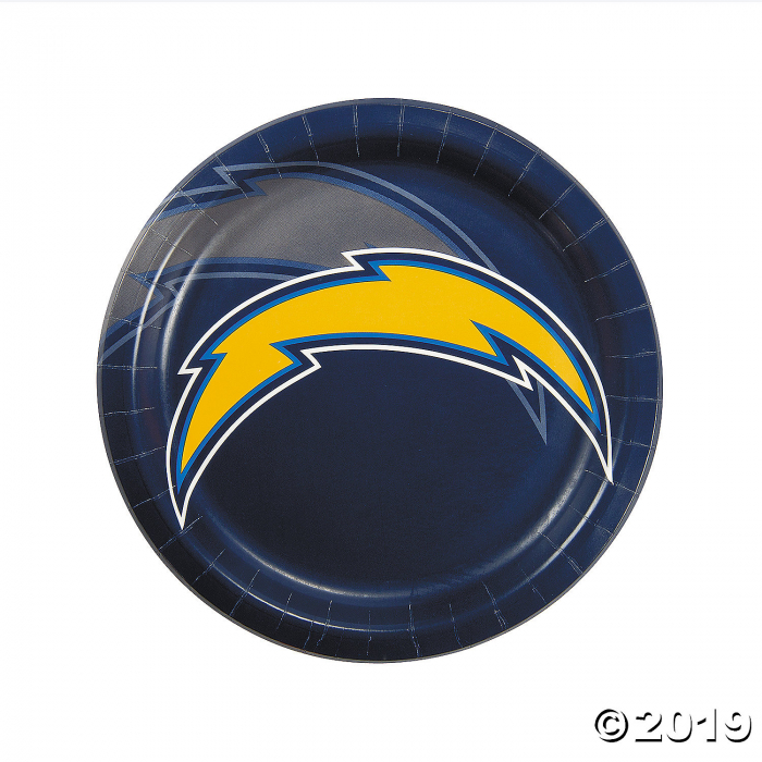 NFL® Los Angeles Chargers Paper Dinner Plates (8 Piece(s))