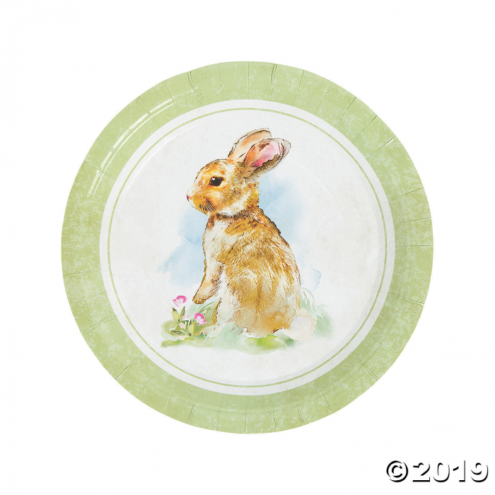 Vintage Easter Dinner Paper Plates (8 Piece(s))