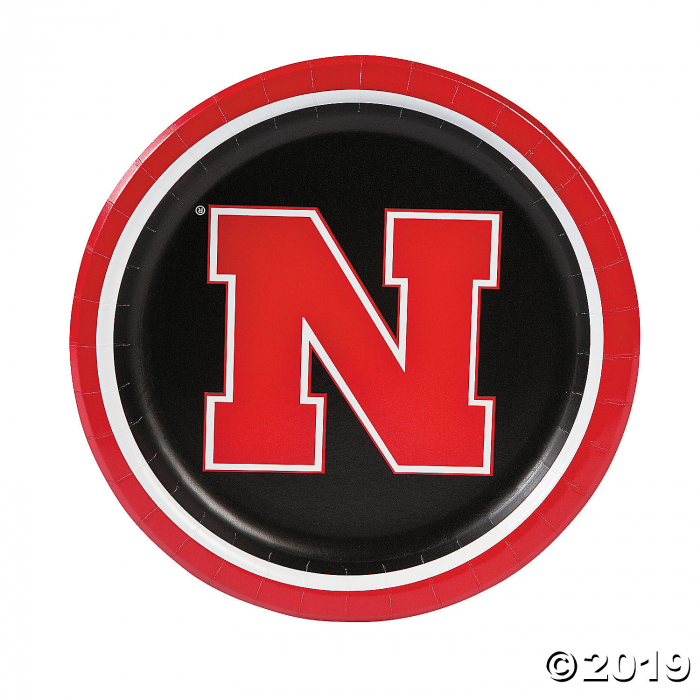 NCAA University Of Nebraska Cornhuskers Paper Dinner Plates (8 Piece(s))
