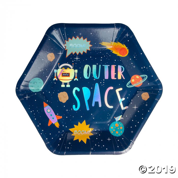 Iridescent Out of This World Paper Dinner Plates (1 Unit(s))