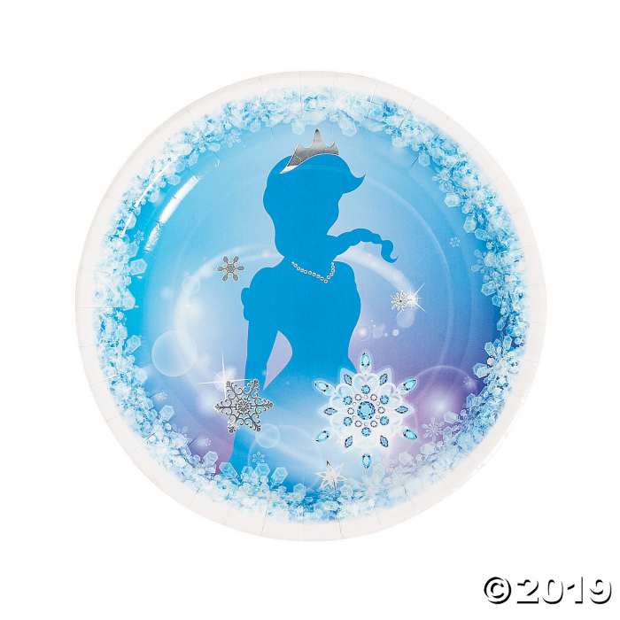 Winter Princess Paper Dinner Plates (8 Piece(s))