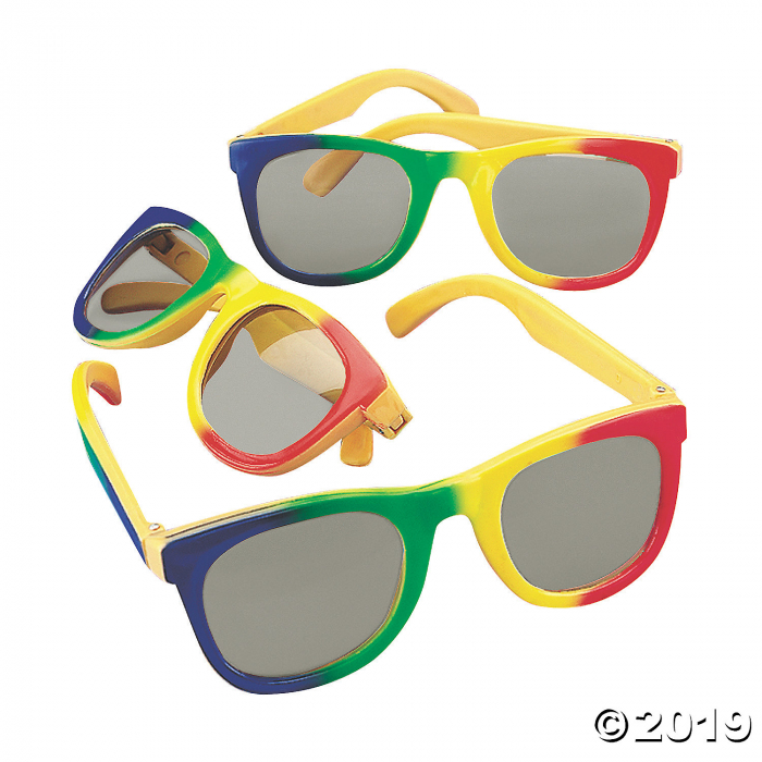 Kids' Rainbow Sunglasses - 12 Pc. (Per Dozen)