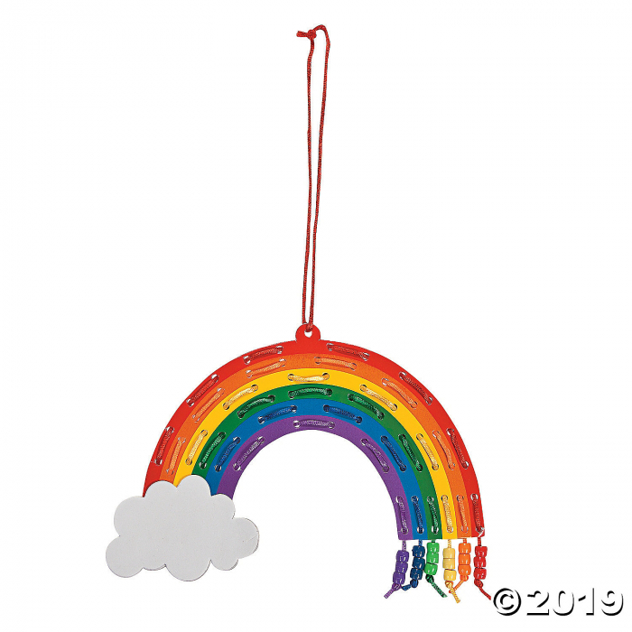 Rainbow Lacing Craft Kit (Makes 12)