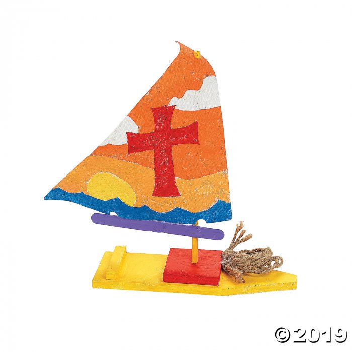 DIY Wood Sailboat Kits (Makes 12)