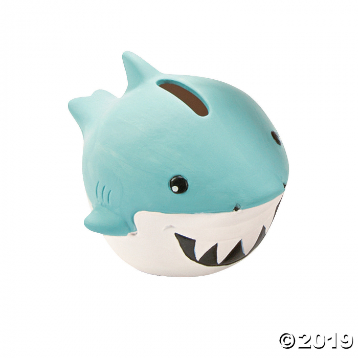 DIY Ceramic Shark Banks (Per Dozen)