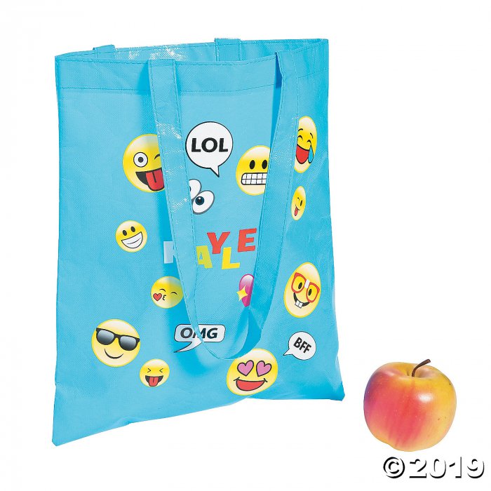 Emoji Laminated Tote Bag Craft Kit (Makes 6)