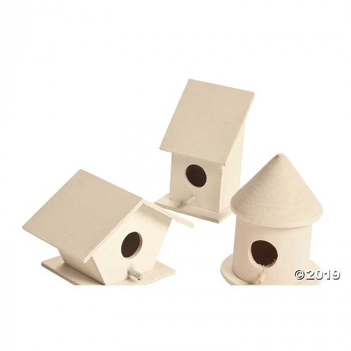 DIY Wood Nesting Birdhouses (1 Set(s))
