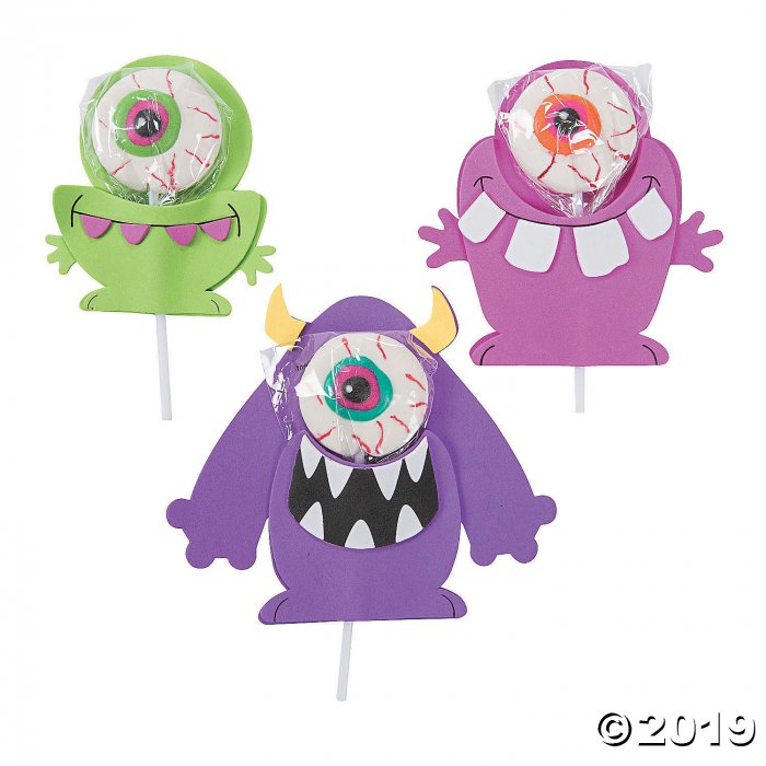 Silly Monster Lollipop Craft Kit (1 Unit(s))